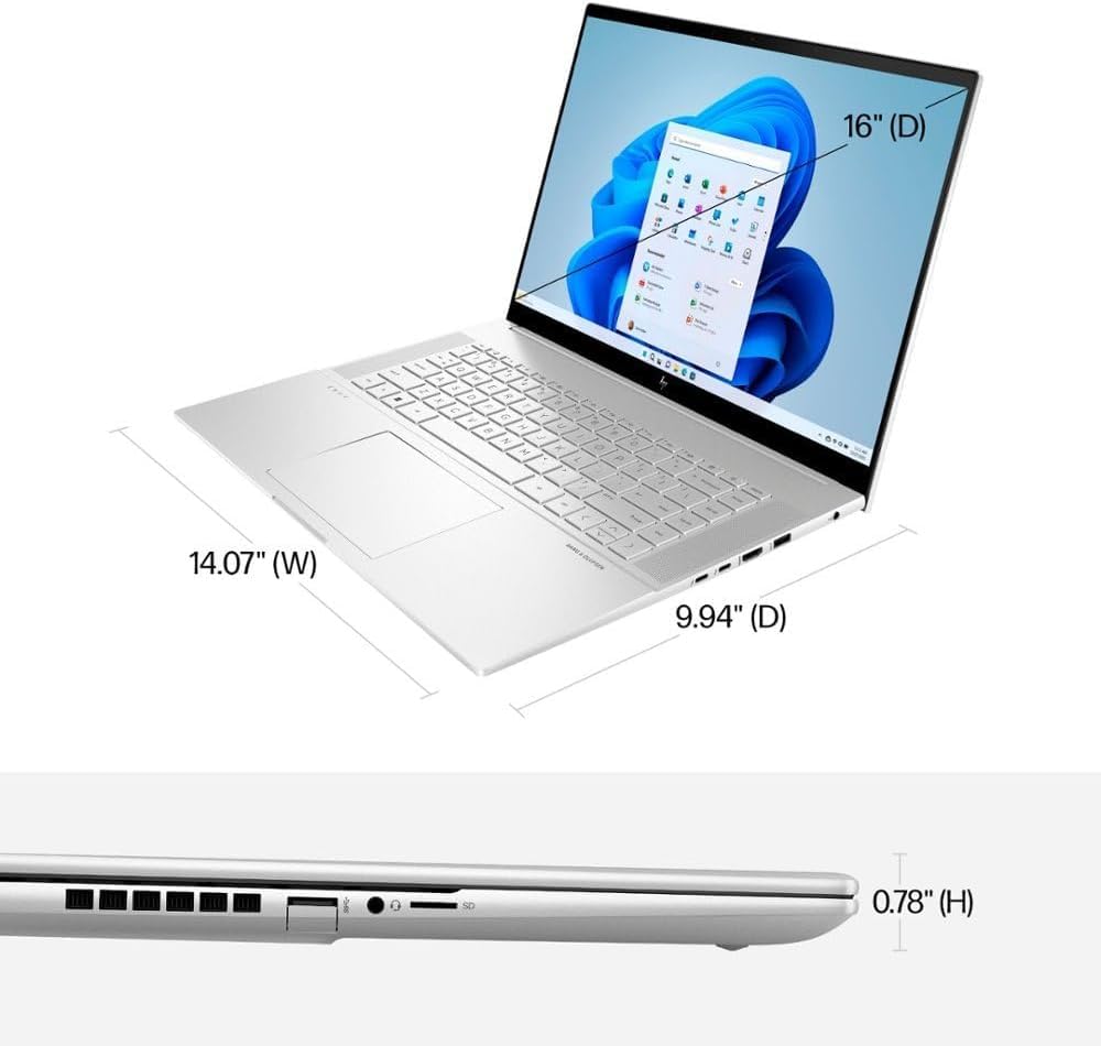 HP Envy 16 Laptop - 13th Intel Core i9-13900H, 32GB DDR5 RAM, 1TB